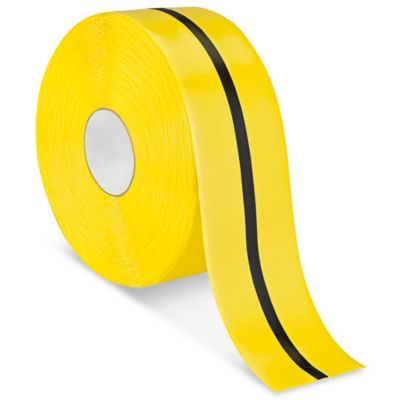  Mighty Line<sup>&reg;</sup> Deluxe Center Stripe Safety Tape - 4" x 100'
