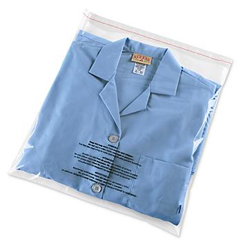 Resealable Suffocation Warning Bags - 1.5 Mil, 16 x 16" S-22304
