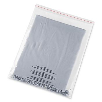 Resealable Suffocation Warning Bags - 1.5 Mil, 20 x 24" S-22305