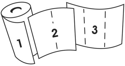 Essuie-tout Uline Easy-Size de luxe