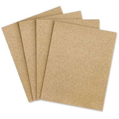 Feuilles de papier abrasif de 1/4 Mastercraft de 4-1/2 x 5-1/2 po