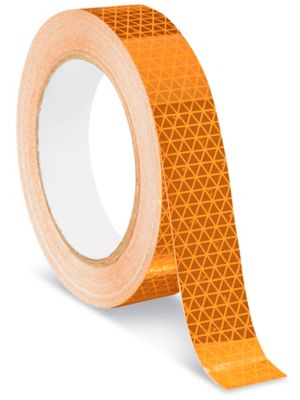 Organza Ribbon - 1 1/2 x 100 yds, Orange - ULINE - S-13171O