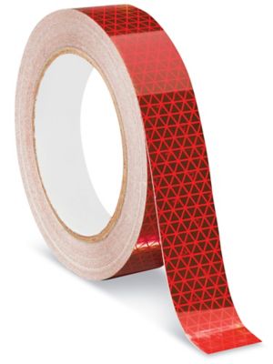 Outdoor Reflective Tape - 1" x 50', Red S-22329R