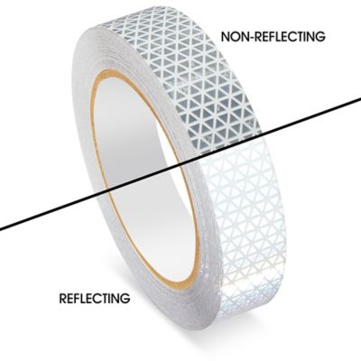 Outdoor Reflective Tape - 1 x 50', White - ULINE - S-22329W