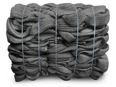 Galvanized Hand Tie Baling Wire - 12 gauge, 14' Length S-22336