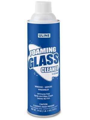 Uline Foaming Glass Cleaner - 19 oz Can S-22344 - Uline