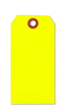 Fluorescent Tags - #5, 4 3/4 x 2 3/8", Yellow S-2236Y