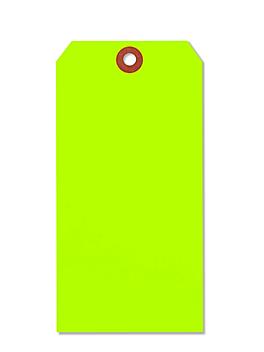 Fluorescent Tags - #8, 6 1/4 x 3 1/8", Green S-2237G