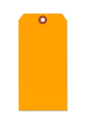 Fluorescent Tags - #8, 6 1/4 x 3 1/8", Orange S-2237O
