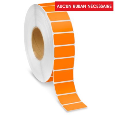 Industrial Direct Thermal Labels - Orange, 2 x 1" S-22387O