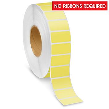 Industrial Direct Thermal Labels - Yellow, 2 x 1" S-22387Y