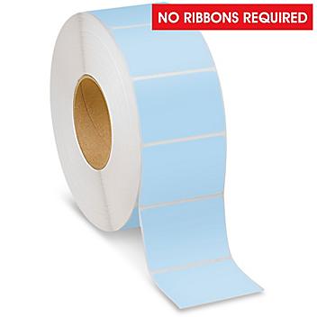 Industrial Direct Thermal Labels - Blue, 3 x 2" S-22388BLU