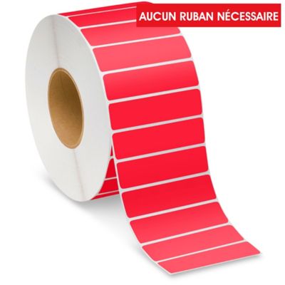 Industrial Direct Thermal Labels - Red, 4 x 1" S-22389R