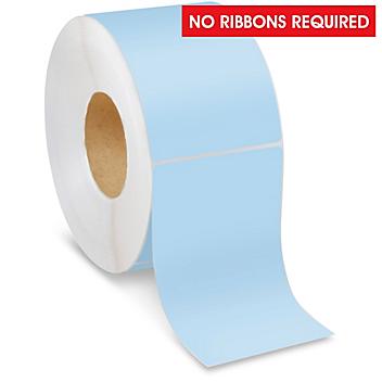Industrial Direct Thermal Labels - Blue, 4 x 6 1/2" S-22391BLU