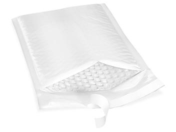 Uline Economy White Poly Bubble Mailers #0 - 6 x 10" S-22392
