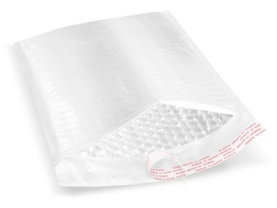 Uline Economy White Poly Bubble Mailers #1 - 7 1/4 x 12" S-22393