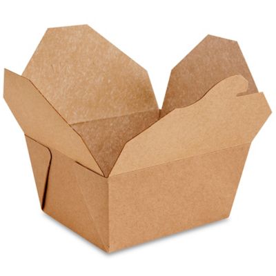 80 Pack Take Out Food Containers 26 Oz (780ML) Disposable Kraft Paper Take  Out Box Microwaveble Leak and Grease Resistant (26OZ)