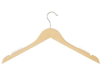  Wood Hangers - Shirt with Grippers