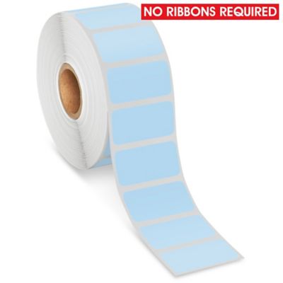 Desktop Direct Thermal Labels - Blue, 1 1/2 x 3/4" S-22418BLU