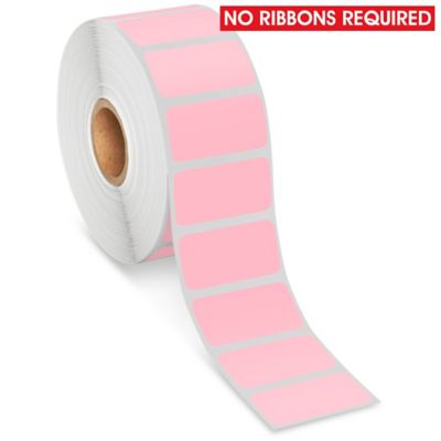 Desktop Direct Thermal Labels - Pink, 1 1/2 x 3/4" S-22418P