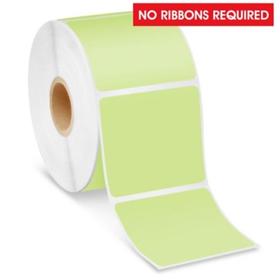 Desktop Direct Thermal Labels - Green, 2 1/4 x 2" S-22419G