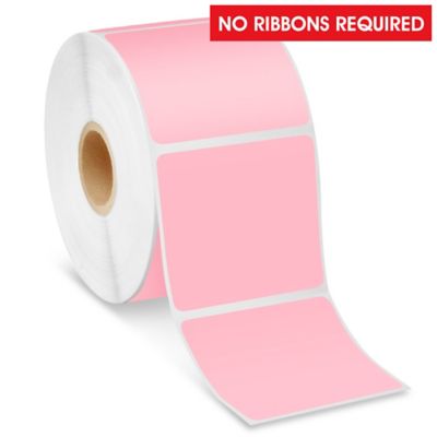 Desktop Direct Thermal Labels - Pink, 2 1/4 x 2" S-22419P