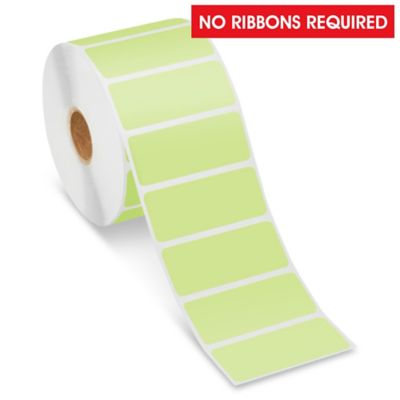 Desktop Direct Thermal Labels - Green, 2 1/2 x 1" S-22420G