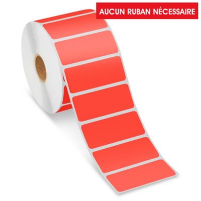 Desktop Direct Thermal Labels - Red, 2 1/2 x 1" S-22420R