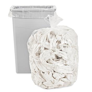 Uline Industrial Trash Liners - 23 Gallon, 1.5 Mil, Clear S-22445C