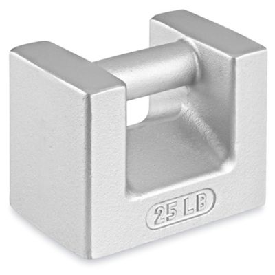 Cast Iron Weight with NIST Traceable Certificate - Class 6, 25 lb S-22452