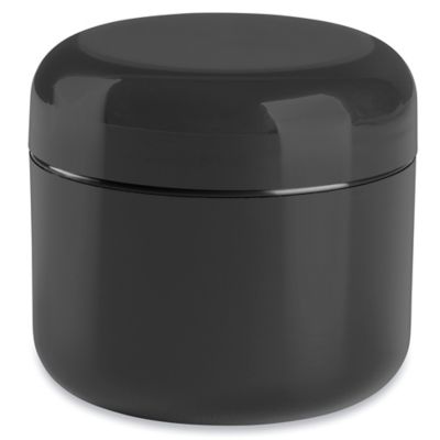 Double Wall Dome Jars - 2 oz, Black S-22464BL