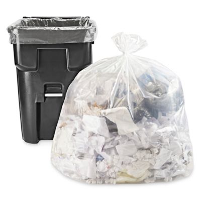 Uline Contractor's Bags - 95 Gallon, 6 Mil, Clear S-22479C