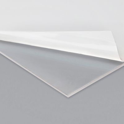 Othmro 2 hojas de acrílico transparente, hojas de plexiglás de 11.8 x 7.87  pulgadas con papel protector, panel de acrílico fundido de 2/25 pulgadas de