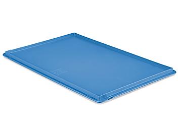 Straight Wall Container Lid - 24 x 15", Blue S-22492BLU
