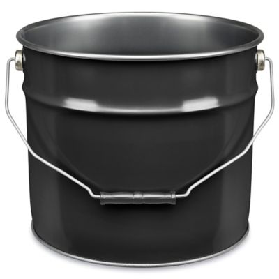  Seaux en acier – Lot de palette, 3,5 gallons, dessus ouvert, non doublé