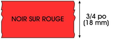 Ruban adhésif d'étiquettes TZE