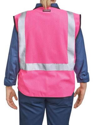 Gilet haute visibilité rose hot sale