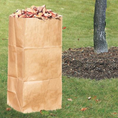 Lawn and Leafs Bags 30 Gallon • Lawn & Leaf Refuse Bags • Environmental Friendly Leaf Bags Paper (8 Count)