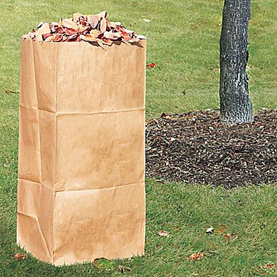 Paper Lawn/Leaf Bag - 30 Gallon, No Print S-22522 - Uline