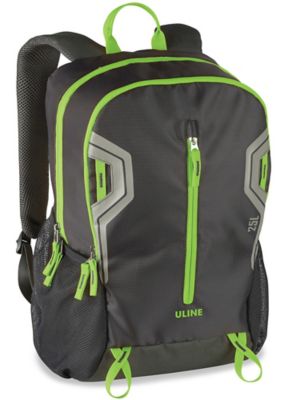 Black and 2024 green backpack