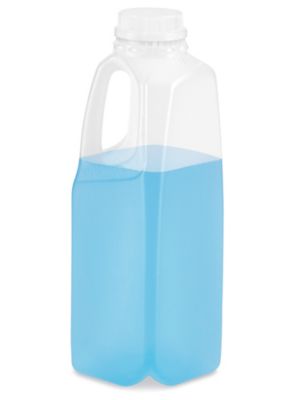 32 oz Clear Glass Milk Bottles