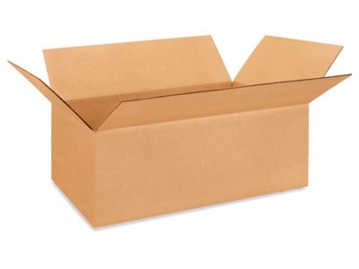 24 x 14 x 8" Lightweight 32 ECT Corrugated Boxes S-22665