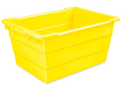 NM947 Heavy-Duty Outdoor Salt and Sand Storage Container, 24 x 48 x 24,  10 cu. Ft., Yellow