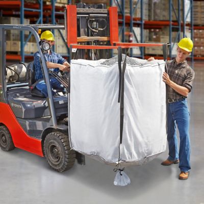 Bulk Bags - Duffle Top, Spout Bottom, 35 x 35 x 45" S-22715
