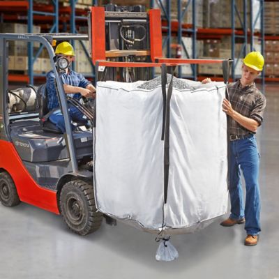 Bulk Bags - Duffle Top, Spout Bottom, 35 x 35 x 50" S-22716