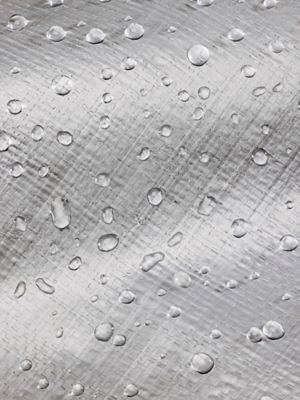 Heavy Duty Woven Poly Tarp - Silver/Black, 20 x 20' S-22717 - ULINE