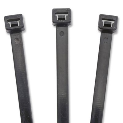 UV Resistant Cable Ties, Black UV Zip Ties in Stock - ULINE