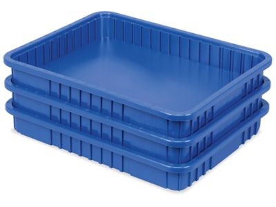 DUOFIRE Clear Plastic Storage Box with Compartment Organizer Box 2 Layers  with Handle : : Home