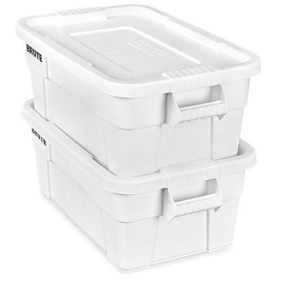 Brute® Totes - 28 x 17 x 11, Gray S-22735GR - Uline