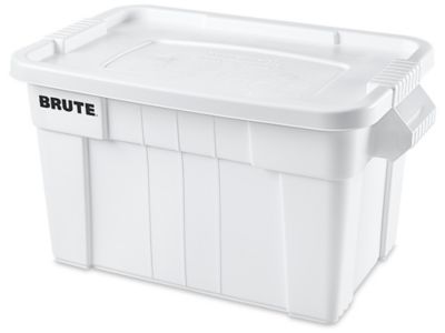 Rubbermaid® Food Storage Boxes - 26 x 18 x 9, White S-24257 - Uline